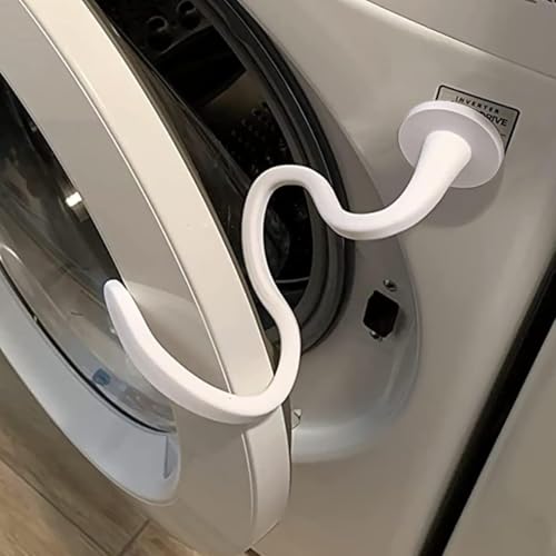 Washer Door Prop and Stopper for Front Load Washing Machine, Removable Washer Door Holder with 43mm Magnet Base, Keeps Washer Door Open, Fits Most Washing Machines(white)