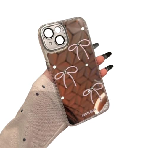 PEEPERLY Back Cover Case for iPhone 13 Scratch Resistant Anti-Slip TPU Shockproof Protective Durable Glam Bow Mirror Case (B0D9Q28C9K) Amazon Price History, Amazon Price Tracker