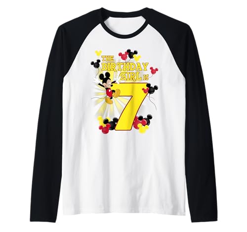 Mickey t-shirt de baseball vêtement fête 7 ans confortable