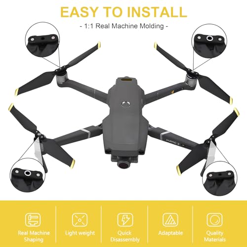 Hélice Mavic 2 Bocguy en or avec dégagement rapide pour drone DJI