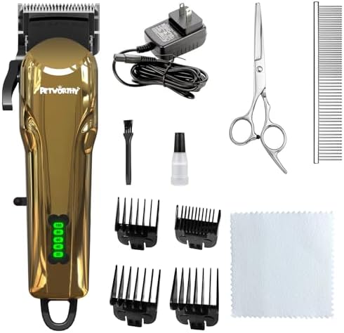Dog Grooming Kit & Paw Trimmer-Low Noise Quiet Clippers Set ... - eBay