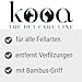 kooa - Zupfbürste aus Bambus | für Hunde & Katzen mit beliebiger Felllänge | entfernt Knoten und Verfilzungen