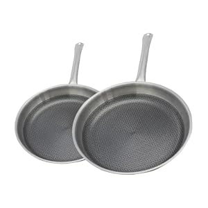 ELO Set mit 2 Pfannen aus Edelstahl, Triply, 24 und 28 cm