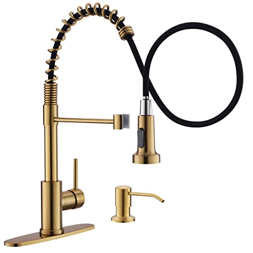 32 Gold Kitchen Faucet Fixtures That Are Totally In Style