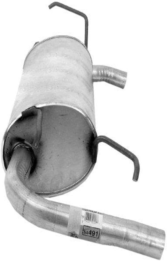 Walker Exhaust Quiet-Flow Stainless Steel 54491 Direct Fit Exhaust Muffler Assembly 2" Inlet (Outside) 2" Outlet (Outside)