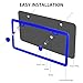 2PCS Matte License Plate Frames, 2 Holes Solid Rust-Proof Stainless Steel License Plate Holder, Universal Car License Plate Cover for Women and Man with Screws Accessories