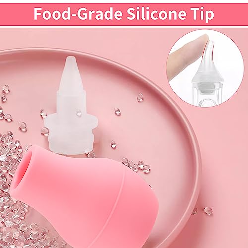 Image of Silicone Nasal Aspirator for Baby - Safe Nose Suction Bulb for Baby to Promote Breathing | Reusable Nose Sucker for Toddler