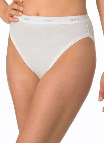 Jockey Women's Underwear Plus Size Classic French Cut - 3 Pack, Black, 9 #TOP14