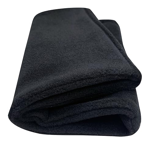 Bufanda tubular para niños Wollhuhn Nuestro Loop bufanda de dos capas de forro polar color negro
