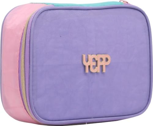 Estojo Escolar Box Quadrado Nylon Yepp MF8146-EST (Lilás)