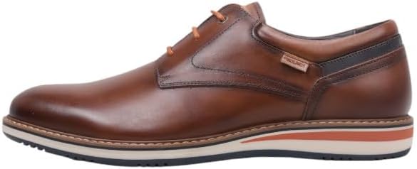 Avila M1T-4050 Men's Lace-Up Shoes - Stylish Premium Calfskin Leather - Removable Cushioned Insole - Wide Fit - Lightweight Sole for Everyday Walking Comfort
