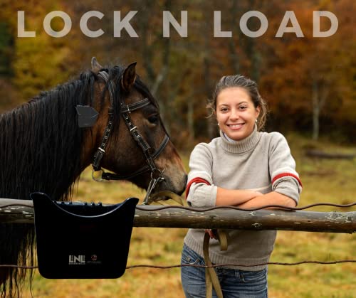 Lock N Load Feed Livestock & Pet Feeds Mountable Heavy Duty Feed Bucket 14''X11''X11'' With Hardware Material Polyethylene Hold Up To 12 Quarts (Bolts Fine Thread) #TOP7