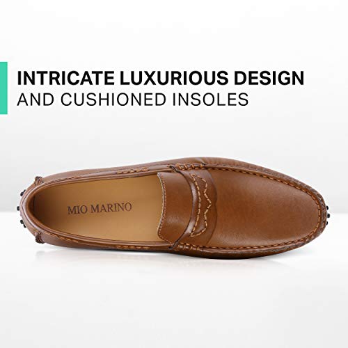 Marino Mens Penny Loafers - Comfortable and Lightweight Dress Casual Loafers - Slip-on Driving Shoes with Gift Shoe Bag4
