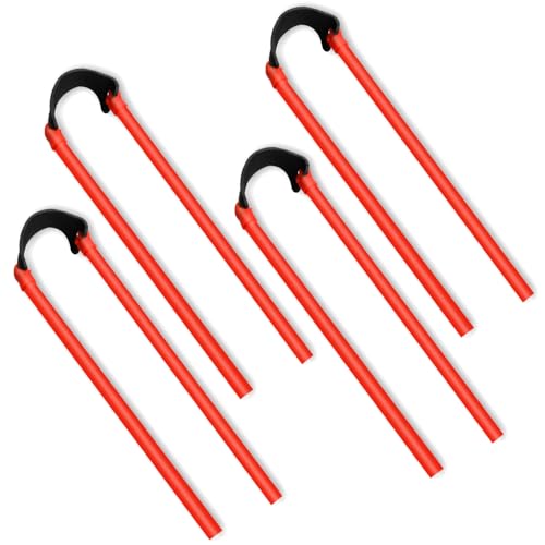 KALIONE 4 Pcs Slingshot Replacement Band Sets, Heavy Duty Pull Slingshot Replacement Elastic Rubber Bands for Hunting Outdoor Shooting Games Slingshot Replacement Band