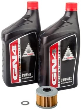 TUSK 4-Stroke Oil Change Kit Pro-Honda GN4 10W-40 for Honda TRX 700XX 2008-2009