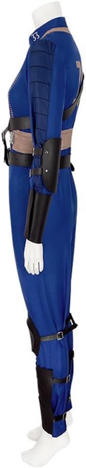Lucy Cosplay Costume Fullout Jumpsuit for Unisex Blue Full Set Halloween Party