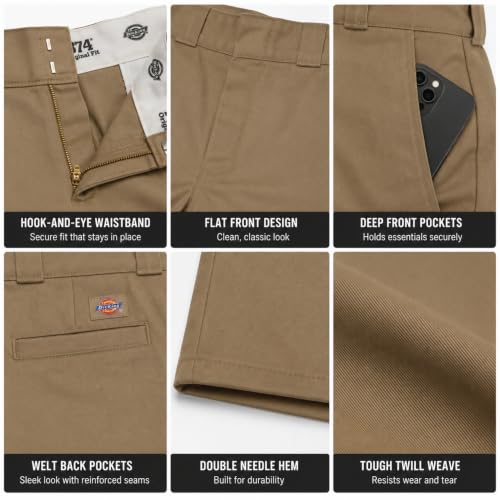 Women's Flex Original Fit Work Pants, Desert Sand, 10 RG