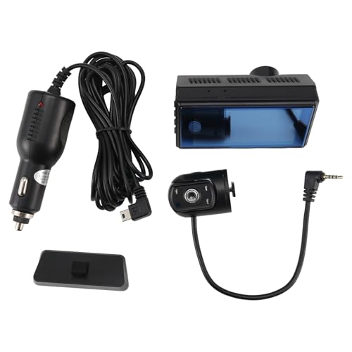 Kueohse Dual Lens Dash Cam Auto DVR Cámara frontal e interior Video Recorder Aparcamiento Monitor Visión Sensor G 1080P