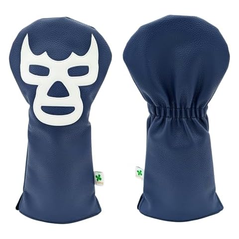 Foretra Driver Headcover - Mexican Luchador Wrestler Mask Novelty Funny Golf Club Covers - Premium Quality Golf Head Covers for Men Women Essential Golf Accessory - Universal Fit for Golf Clubs Cover