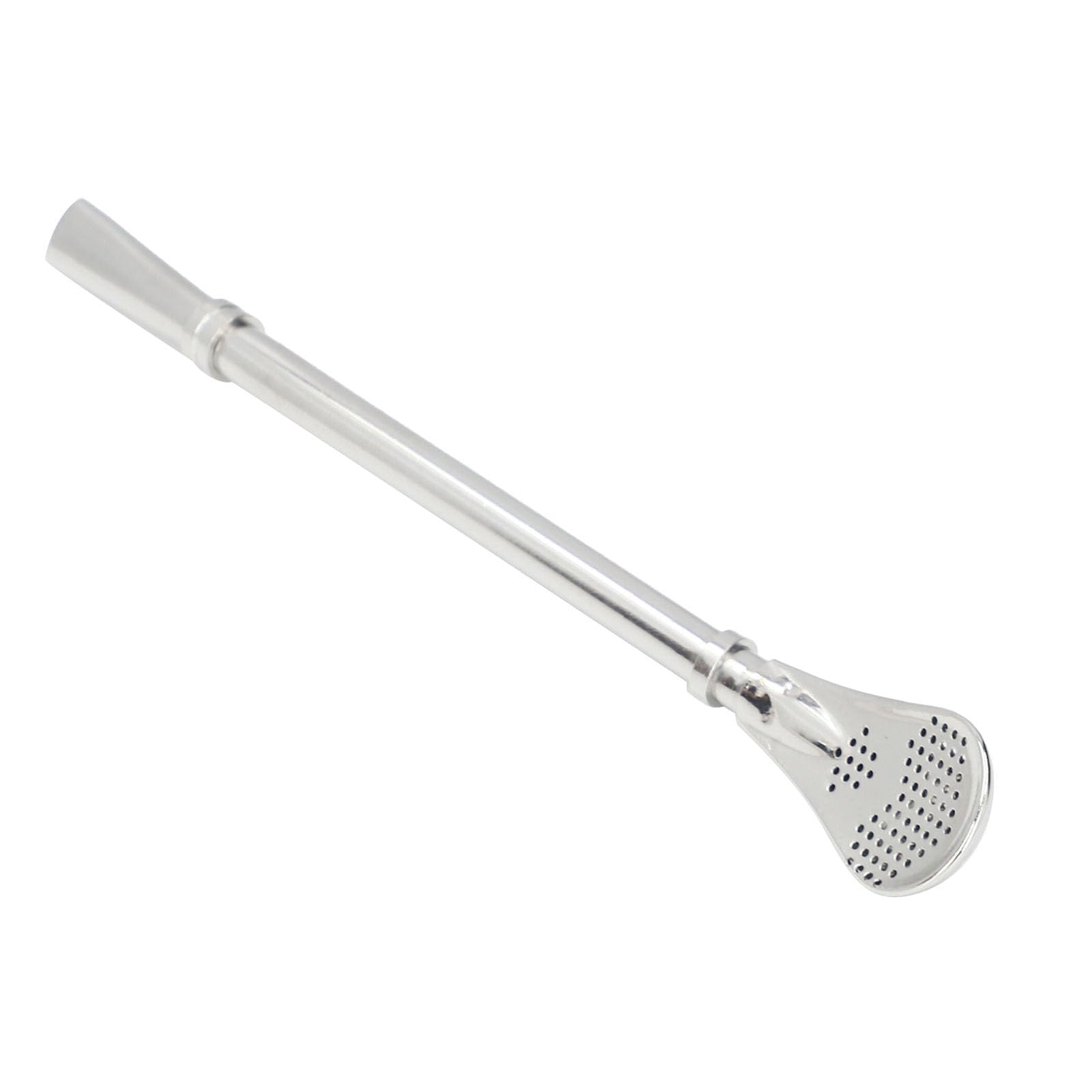 Gorgeri Yerba Mate Drinking,Dependable Stainless Steel Yerba Mate Tea Gourd Bombilla Drinking Straw Filtered Spoon Silver
