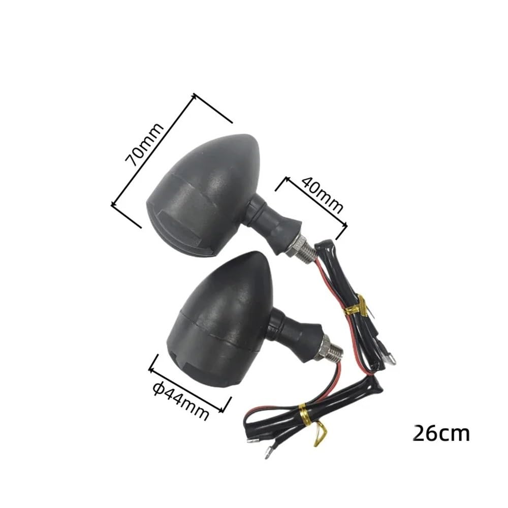 Luce Stop Fanale Posteriore Segnale di svolta in metallo per moto DRL Retro Bullet Griglia nera Luce freno Per Bobber Per Chopper Per Sportster