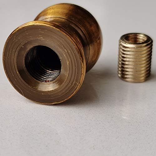 WOERFU 2-Pack 1-1/5 Oil Rubbed Brushed Bronze Finish Ball Lamp Finial (Ball)