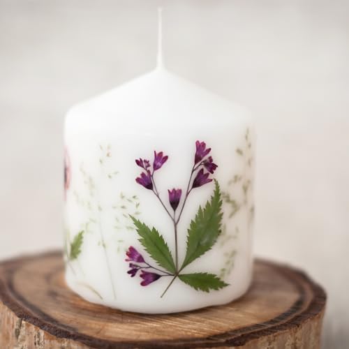 Flores secas prensadas para manualidades, 60 piezas miniatura 6