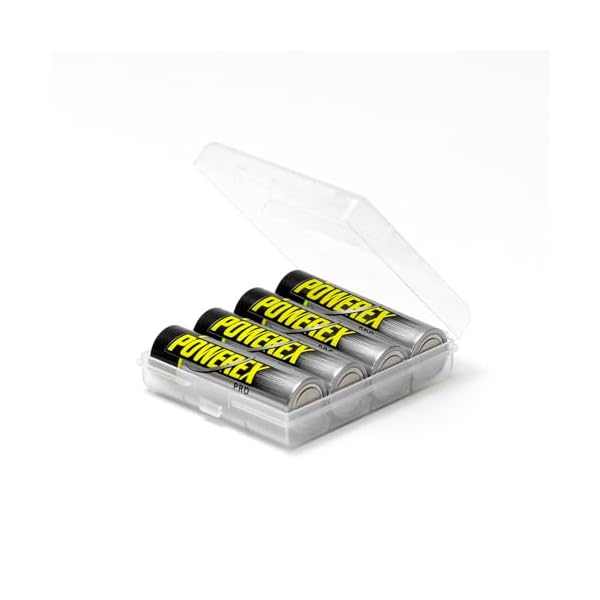 Powerex PRO High Capacity Rechargeable AA NiMH Batteries (1.2V, 2700mAh) - 4-Pack - Image 4
