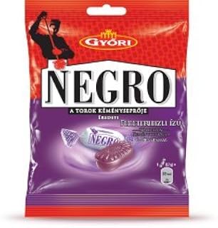 Hungarian Negro Hard Candy Blackcurrant Flavor Throat Sweeper 79g / 2.79oz