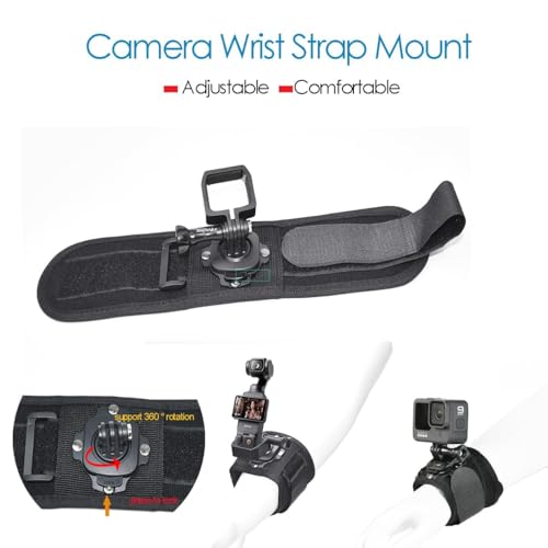 Fotoleey Accessory Kit for DJI Osmo Pocket3 - Chest Strap Mount for Pocket 3, including Head Strap,Backpack Mount and Wrist Mount - Image 5