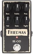 Authentic British Overdrive Tones Volume, Gain, Tight, Bass, Treble and Presence True Bypass Switching Can be powered between 9-18VDC (no battery) Assembled in USA