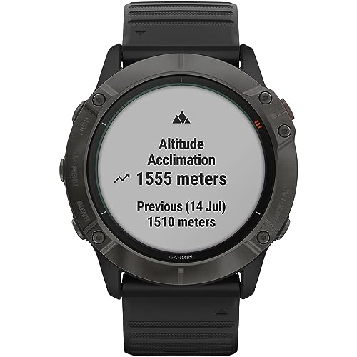 Garmin Fenix 6X Solar Titanium DLC schwarz/grau, 010-02157-21 – Ansicht 6