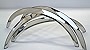 QMI Fender Trim 4 Piece Set 275504 Stainless Steel Mirror Finish 2 Inch Wide 1/2 Arch