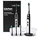 Produktbild Lächen elektrische Zahnbürste Schallzahnbürste mit 4 Aufsteckbürsten und Timer, 3 Modi & 3 Vibrationsstärken mit Reisetasche