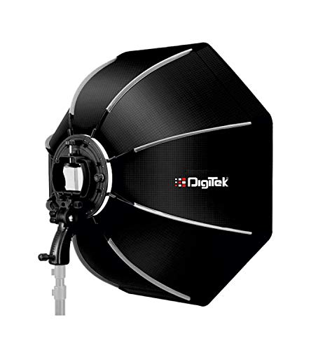 Image of Digitek (DSBH-055) Lightweight & Portable Soft Box Comes with S2 Type Bracket & 2 Diffuser Sheets | Carrying Case | Compatible with All Flash Speedlights