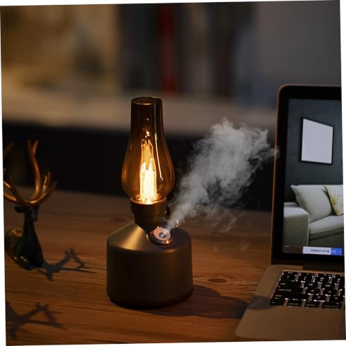 Humidificador con lámpara de aceite retro para crear un ambiente relajante en tu salón 4