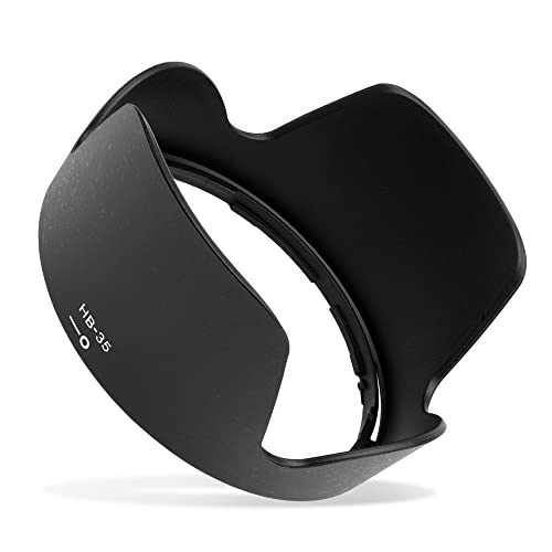 CELLONIC Parasol HB 35 Compatible con Nikon AF S DX Nikkor 18 200 mm f/3.5 5.6G ED VR II, AF S DX Lens Hood de Bayoneta, Protector Solar para Objetivos Flor/Pétalo/Tulipán