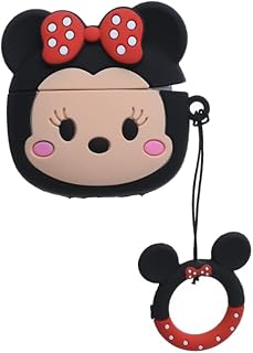 G-Power AirC-010 Durable Silicone Airpod 3D Protective Case With Cartoon Character Shockproof Scratch-Resistant Design And Finger Holder Fits Airpods 4 - Multi Color