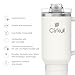 Cirkul 40oz. Pearl Stainless Steel Tumbler with Handle, All-Day StrawSip™, Double-Wall Insulated