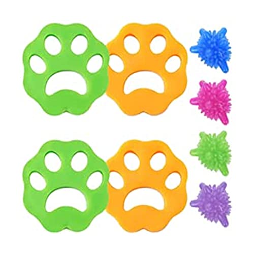 8 PCS Pet Hair Remover for Laundry - Reusable Pet Fur Laundry Catcher Hair Remover - pet Hair Laundry Catcher-Washing Machine Lint Remover - Dog Hair Remover for Laundry,Bedding,Clothes