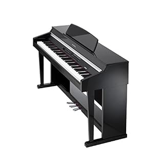 Kurzweil MP20 BP Piano numérique meuble Noir brillant - Les Beatles, Paul McCartney, John Lennon, RIngo Starr, George Harrison Kurzweil MP20 BP Piano numérique meuble Noir brillant – Image 2