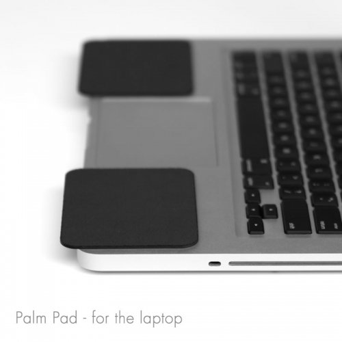 Grifiti Large Slim Palm Pads Notebook Wrist Rests With Tacky Silicone Reposition For Hard And Sharp Macbooks And Laptops (2 Large 4 X 3.12 Inches) #TOP4