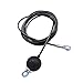 su-luoyu Cable de gimnasio con cable de acero para polea de fitness, con bola de gravedad, 2/2,5/3 m
