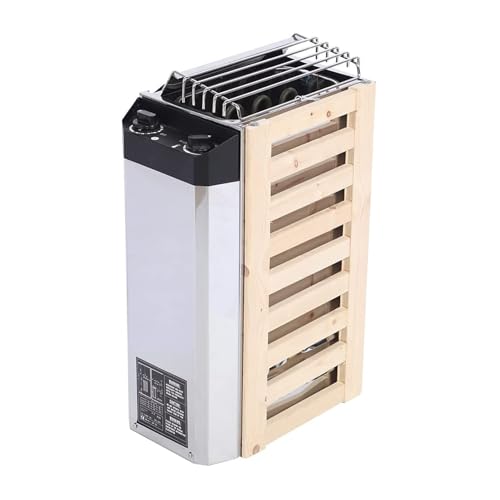 Calentador de sauna, 3KW Estufa de sauna eléctrica Baño Calentador de sauna Estufa 220 V, con control interno, para el hogar Hotel Sala de sauna Ducha de SPA
