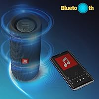 JBL Flip 5 Bluetooth Box (Wasserdichter, portabler Lautsprecher mit umwerfendem Sound, bis zu 12 Stunden kabellos Musik abspielen) blau – Ansicht 6