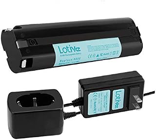 Lotive 3500mAh 1.2V-18V Charger Compatible with Makita 9.6V Battery 9000 9600 9001 9002