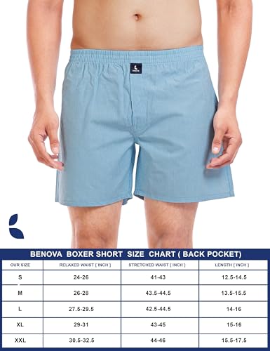 Image of Cotton Boxer Shorts for Men, Breathable, Comfortable & Lightweight (Pack of 2)