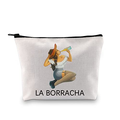 JXGZSO Funny LA Borracha Gift Mexican Lottery Bag Mexican Beer