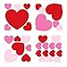 XGATML Honbeanify BLUU Valentines Day Heart Decorations Removable Heart Decals for Floor, Wall, Windows 3