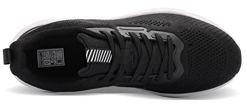 Wonesion Women Running Sport Shoes Comfortable Fitness Workout Casual Sneakers For Women’s Girls A Black #TOP4